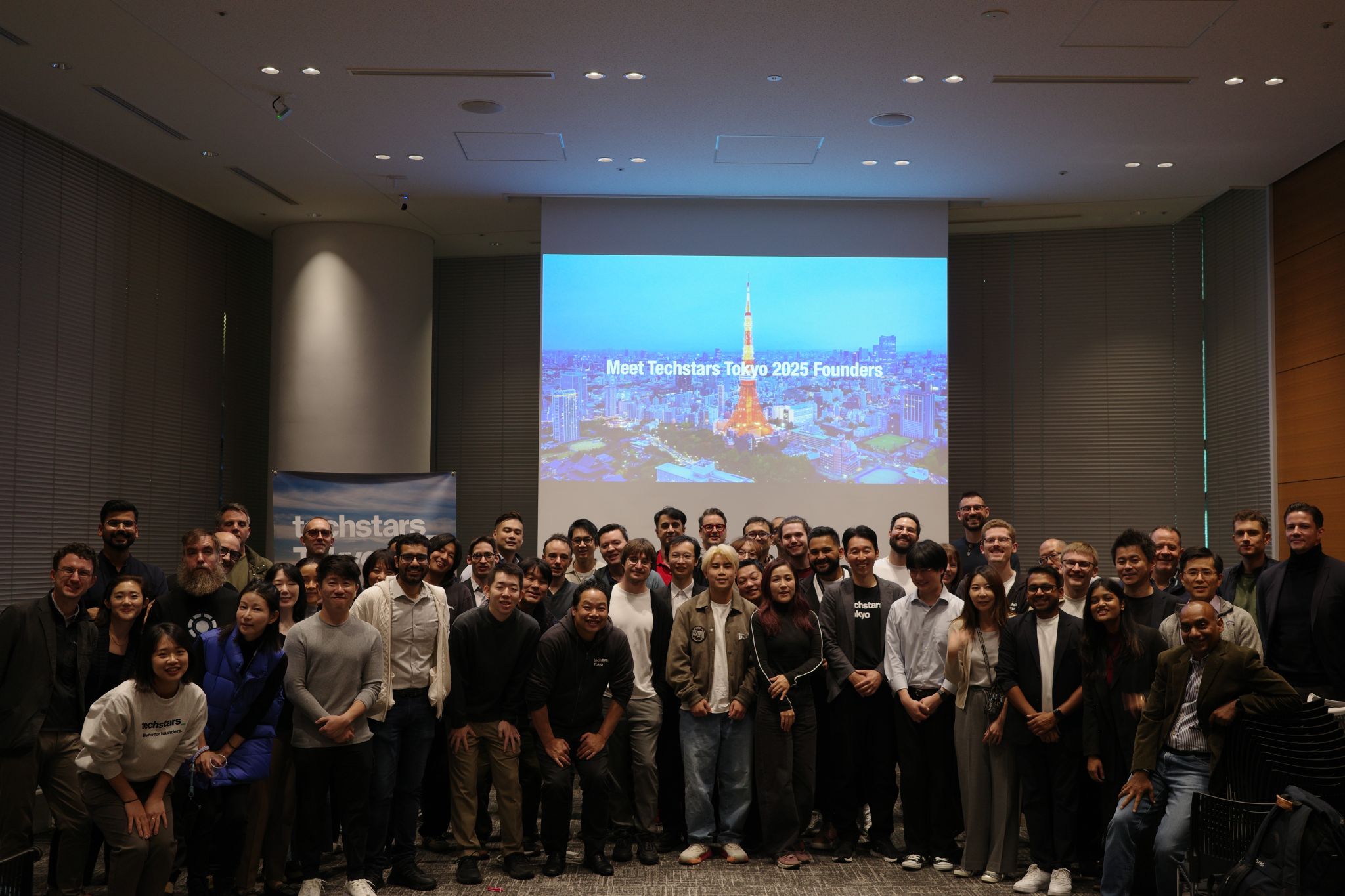 Evening session at a Japan Angels event in Tokyo